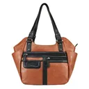 NCSTAR VISM Concealed Carry HOBO BAG LARGE- BROWN w/BLACK - Ncstar