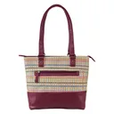 NCSTAR VISM Concealed Carry WOVEN TOTE- BURGUNDY - Ncstar
