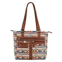 NCSTAR VISM Concealed Carry PRINTED TOTE- BROWN - Ncstar