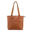 NCSTAR VISM Concealed Carry QUILTED TOTE- BROWN - Ncstar