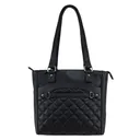 NCSTAR VISM Concealed Carry QUILTED TOTE- BLACK - Ncstar