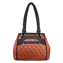 NCSTAR VISM Concealed Carry BRAIDED TOTE- BROWN w/BLACK - Ncstar