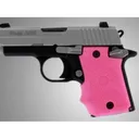HOGUE Sig P938 Ambi Sfty Rubber Grip Finger Grooves Pink - Hogue
