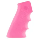 HOGUE AR-15/M-16 Rubber Grip with Finger Grooves Pink - Hogue