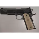 HOGUE Govt Mdl Rubber Grip Panels Checkered Diamonds FDE - Hogue