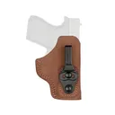 BIANCHI #6T IWB Tuckable Tan Leather Holster SZ13 for Glock 17, 20, 21, 22 | Left Hand - Bianchi