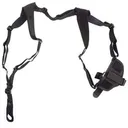 GUNMATE Vertical Shoulder Holster Black Size 12 RH - Gunmate
