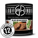 READY HOUR Black Bean Burger #10 can (38 servings) - Ready Hour