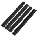 ERGO KEYMOD 7-SLOT WEDGELOKA(R) RAIL COVERS - 4 PACK | BLACK - Ergo