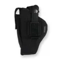 BULLDOG Pstol Hlster Belt Loop/Clip Ambi Lrg Rev 3-4" Blac - Bulldog