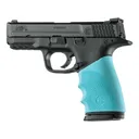 HOGUE HandAll Hybrid M&P 9mm, 40SW, 357Sig Grip Aqua - Hogue