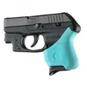 HOGUE HandAll Hybrid Ruger LCP CT Button Grip Aqua - Hogue