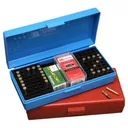 MTM Ammo Box 100rd 22 LR Rimfire Competition Blue - Mtm