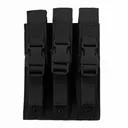 NCSTAR Hicap Pistol Triple Magazine Pouch - Black - NcSTAR
