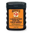 HOPPE'S Lubricating Oil Wipes, 3x5" 50 Count - Hoppes