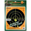 CALDWELL Orange Peel 8" Bullseye 10 Sheets - Caldwell