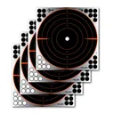 ALLEN EZ Aim Reflective Adhesive 12X12 Bullseye, 4 Pack - Allen