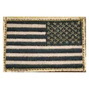 BLACKHAWK Patch, American Flag Subdued Reversed 2" x 3" USA - Blackhawk