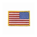 BLACKHAWK USA Reversed Flag Patch - Velcro Back w/ Gold - Blackhawk