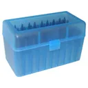 MTM Ammo Box 50rd Flip-Top 300 WSM 45-70 7mm Clr-Blue - Mtm