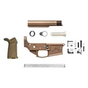 AERO PRECISION M4 / AR15 Stripped Lower Receiver w/ Lower Parts Kit - FDE - Aero Precision