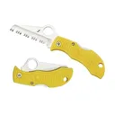SPYDERCO Manbug Salt Lightweight Yellow H1 Serrated Edge - Spyderco