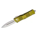 MICRO TECH KNIVES Combat Troodon AUTO OTF Knife 3.75" Double Edge Dagger Blade - OD Green Handles - Microtech