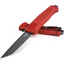BENCHMADE 5370BK-04 Shootout OTF Auto Knife 3.51" Tanto Blade - Mesa Red Grivory Handles - Benchmade