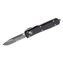 MICROTECH KNIVES Ultratech S/E BLK Apocalyptic Partial Serrated - Microtech