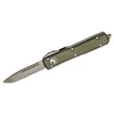 MICROTECH Ultratech Auto OTF 3.46" Apocalyptic Drop Point Combo Blade | OD Green Alumium Handles - Microtech