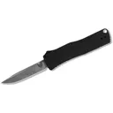 BENCHMADE OM AUTO OTF Knife 2.475" Clip Point Blade w/ Black Billet Aluminum Handles - Benchmade
