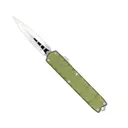 COBRATEC Large Enforcer OD Green M390 Dagger Not Serrated - Cobratec
