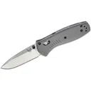 BENCHMADE Mini Barrage 2.91" Drop Point Plain Edge Satin - Benchmade