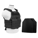 NCSTAR Plate Carrier VEST w/ 10x12 Lvl IIIA STR Plate -BL - VSM Gun Cases