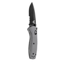 BENCHMADE Mini Barrage 2.91" Drop Point Coated Serrated Edge - Benchmade