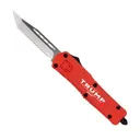 COBRATEC Medium Trump 2024 Red FS-3 Tanto Serrated - Cobratec