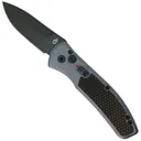 GERBER KNIVES Empower AUTO Folding Knife 3.3" Drop Point Blade w/ Urban Blue Handles - Gerber