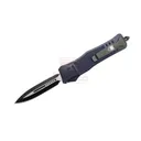 COBRATEC LG CTK-1 Dagger Straight Edge/Blk Blade Blue Hndl - Cobratec
