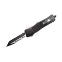 COBRATEC Med CTK-1 Tanto/ Serrated Black Handle - Cobratec