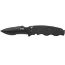 SOG Zoom- Partially Serrated, Black TiNi - Sog
