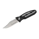 BOKER PLUS Kalashnikov 74 Auto Folding Knife 3.35" Clip Point Blade - Black Aluminum Handles - Boker