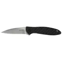 KERSHAW KNIVES Leek - CPM154 3'' Carbon Fiber Stone Wash - Kershaw Knives