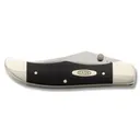 CASE KNIVES Hunter Mid Folding 4" Smooth Black G-10 Handle - Case Knives
