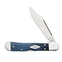 CASE KNIVES Mini Copperlock - Smooth Blue Denim Canvas Laminate - Case Knives