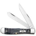 CASE KNIVES Pocket Worn Gray Bone-Crandall Jig Trapper - Case Knives