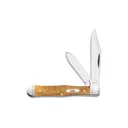CASE KNIVES Smooth Antique Bone - Small Swell Center Jack - Case Knives