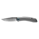 KERSHAW KNIVES Highball Folding Knife 2.8" Clip Point Blade w/ Grey PVD Stainless Steel Handles - Kershaw Knives