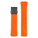 GLOCK WATCHES GB-PU-ORANGE-LOGO-BC-24 Strap - Glock Watches