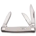 CASE KNIVES Ichthus White Synthetic Small Stockman (4333 SS) - Case Knives