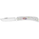 CASE KNIVES Sod Buster Jr. 2.8" Skinner White Jigged Syn Handl - Case